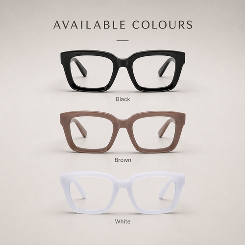Essentia Blue Light Glasses – bold square frame
