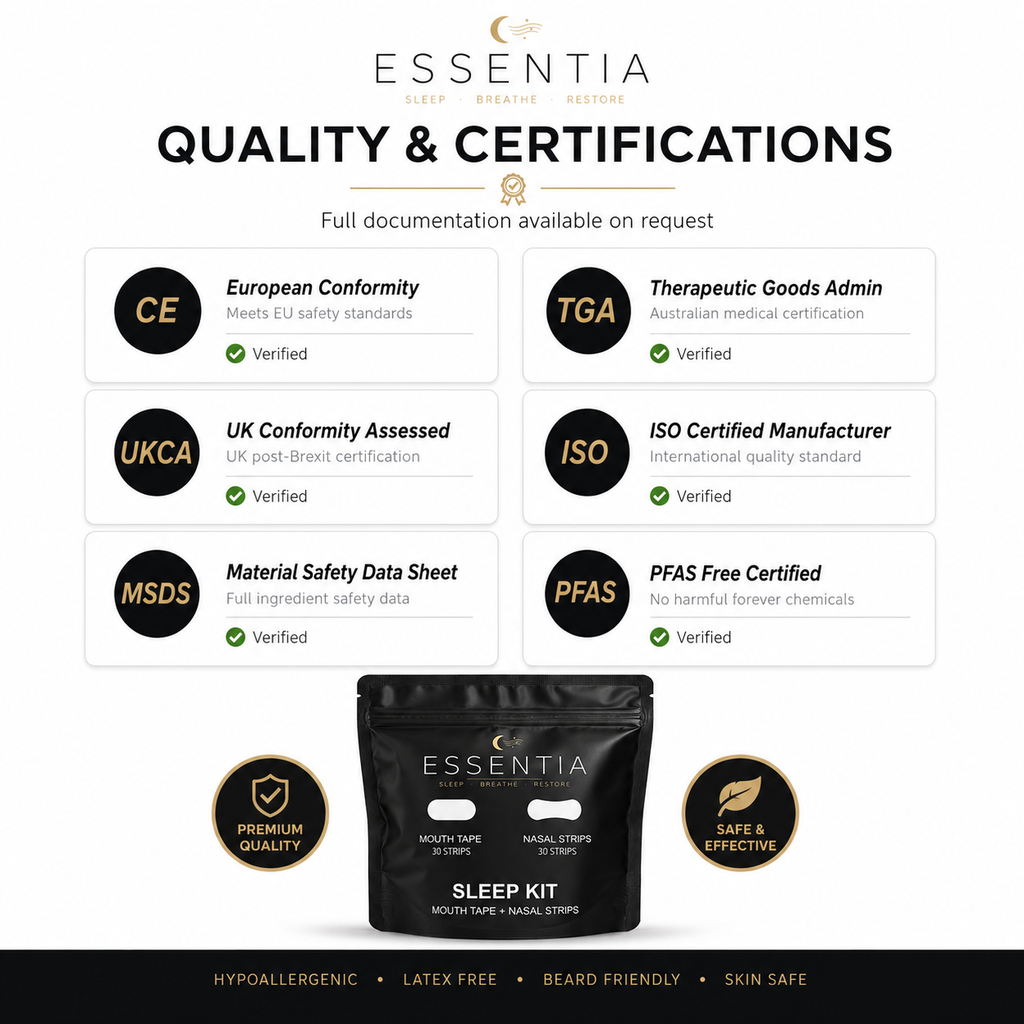 Essentia Sleep Kit – mouth tape and nasal strips