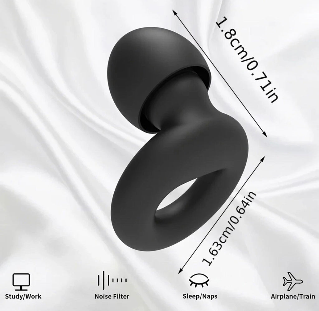 Essentia Quiet Earplugs – reusable silicone noise-reduction earplugs